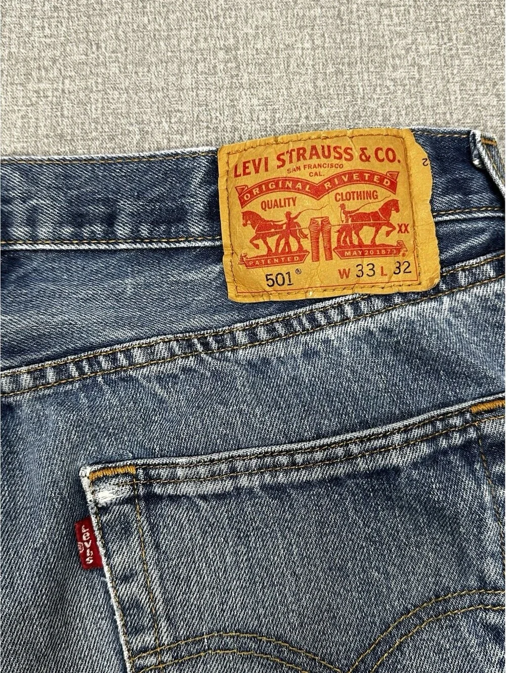 Levi’s 501 Original Fit Button Fly Jeans Men’s W32 L29 - Vintage Denim